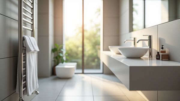 Optimisez votre espace avec un porte-serviette salle de bain sans percer