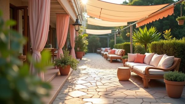 Pourquoi choisir des équipements textiles pour donner du cachet à vos extérieurs